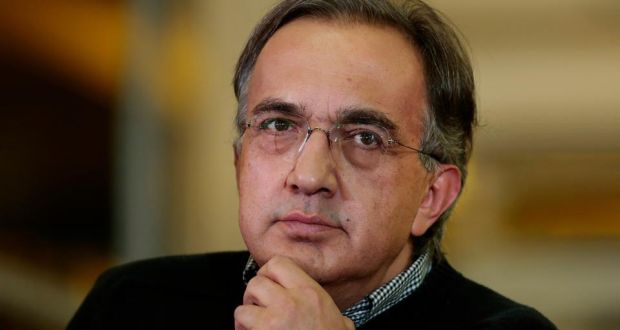 Sergio Marchionne, chief executive officer of Fiat Chrysler: looking for  consolidation in the  industry, saying carmakers need to bring down the costs of producing electric cars and self-driving technology. Photographer: Jeff Kowalsky/Bloomberg 