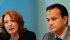 Minister for Health Leo Varadkar and Minister for Primary and Social Care  Kathleen Lynch pictured in 2014. File photograph: Cyril Byrne/The Irish Times.