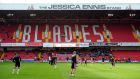 Sheffield United are to drop Jessica Ennis-Hill’s name from the Bramall Lane stand, replacing it with a sponsor. Photograph: PA
