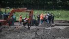 The search for remains of the Disappeared on a farm in Co Meath. Photograph: Barry Cronin/The Irish Times