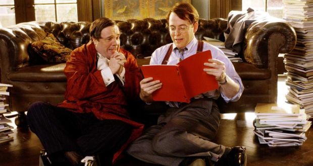 Never say good luck: Matthew Broderick and Nathan Lane play the scheming theatrical producers in the movie musical version of Mel Brooks’ Broadway smash hit, The Producers. Photograph: Andrew Schwartz