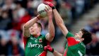 Donal Vaughan and Ger Cafferkey are both back in the Mayo line-up. Photograph: James Crombie/Inpho