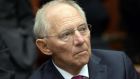 German finance minister Wolfgang Schäuble: “Politicians have their responsibility for their office. No one can force them.” Photograph: Thierry Charlier/AFP/Getty Images.
