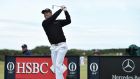 Padraig Harrington tees off on the 11th hole during the third round of the 144th Open Championship at The Old Course in St Andrews, Scotland. Photograph:  Stuart Franklin/Getty Images