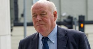 Former Anglo Irish Bank official Bernard Daly at Dublin Circuit Criminal Court on  Monday. Photograph: Court Collins
