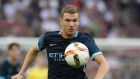 Manchester City have agreed a €20 million fee with AS Roma for Edin Dzeko, according to reports in Italy. Photograph: Thomas Kienzle/AFP/Getty Images
