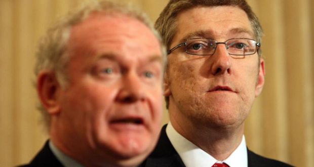 Sinn Féin Deputy First Minister Martin McGuinness  and Minister for Education John O’Dowd. File photograph: Paul Faith/PA Wire
