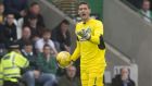  Craig Gordon made a vital first-half save as Celtic drew 0-0 with Qarabag in Baku in the second leg of their Champions league third qualifying round. Photograph:  Jeff Holmes/Getty Images
