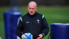 Wales assistand coach Shan Edwards has said Saturday’s World Cup warm-up fixture against Ireland is a trip into the unknown. Photograph: Getty