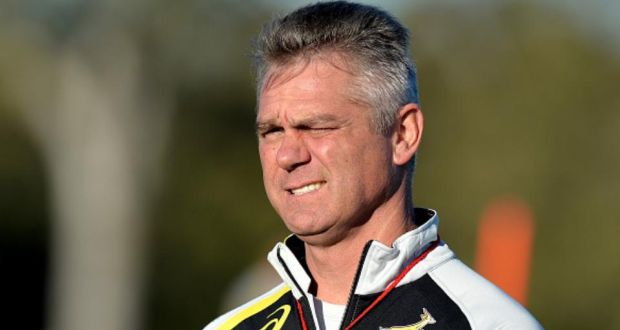 South Africa coach Heyneke Meyer says he has the full backing of his players after the country’s largest trade union accused him of making ‘racist choices’ when picking his squad. Photograph: Getty