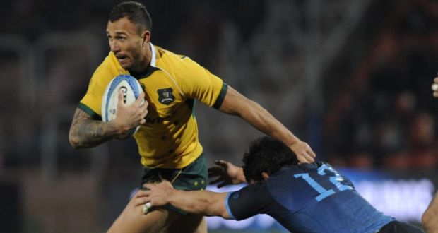Australia’s Quade Cooper will be playing for his World Cup place when he faces New Zealand at Eden Park on Saturday. Photo: Andrews Larrovere/AFP/Getty  