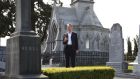 Former Tory cabinet minister Michael Portillo, pictured at Glasnevin Cemetery, is to make a documentary about the Easter Rising for RTÉ. 