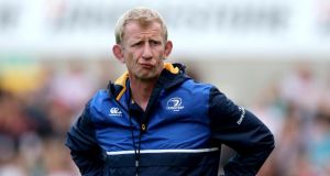 Leinster coach Leo Cullen before his side’s  pre-season friendly at Kinsgpan Stadium, Belfast. Photograph: Inpho  