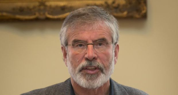  Gerry Adams: IRA were not involved in the killing of Kevin McGuigan in east Belfast, Sinn Féin leader says. File photograph: Gareth Chaney/Collins