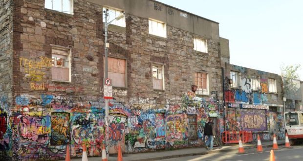 The Windmill Lane site, which was once home to a recording studio used by U2, the Rolling Stones, Tom Jones and Van Morriso. Photo: Cyril Byrne/The Irish Times