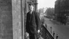 Above,  Michael Collins  in London for the treaty negotiations  in December 1921. Photograph:  Topical Press Agency/Getty Images