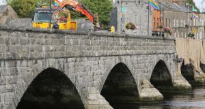  The scene near Thomond Bridge in Limerick. Photograph: Liam Burke/Press 22
