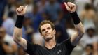 Andy Murray is through to the second round of the US Open after he saw off Australia’s Nick Kyrgios in straight sets at Flushing Meadows. Photograph: Afp