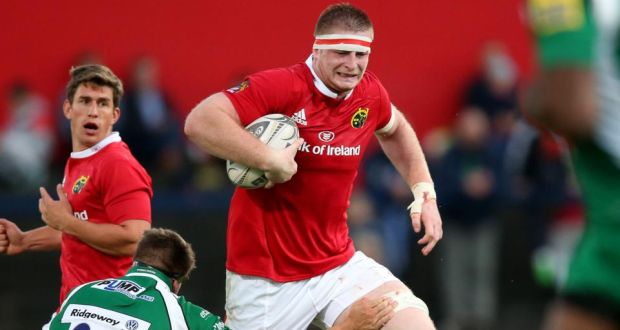 Secondrow John Madigan will make his senior competitive debut in their opening Guinness Pro12 match against  Benetton Treviso at Musgrave Park on Saturday. Photograph:  Billy Stickland/Inpho