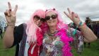 Mother and daughter Louise Conville and Jacqui Costigan, from Carlow at Electric Picnic. Photograph: Dave Meehan