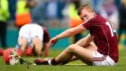 Joe Canning’s uncharacteristic late miss denied Galway the chance to get back into the All-Ireland final against Kilkenny. Photograph: Inpho