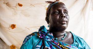 Rhoda*, South Sudan, inspiration for Blue Rose by Nuala Ní Chonchúir. Photograph: Mackenzie Knowles Coursin/Oxfam