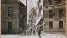 Bringing history to life: a photograph of ruined buildings in Dublin after the 1916 Easter Rising. Photograph: Royal Irish Academy 