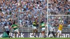 Kevin McManamon scores Dublin’s second goal against Kerry in the epic 2013 All-Ireland football semi-final at Croke Park.  Photograph: Ryan Byrne/Inpho