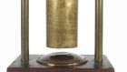 An artillery shell from 1916, turned into a dinner gong, which was found in a London flea market and which will go under the hammer in Whyte’s, with an estimate of between €800 and €1,200, next month.