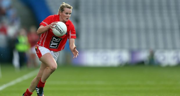 Briege Corkery: Cork dual star can make history with a win over Dublin in final at Croke Park. Photograph: Donall Farmer/Inpho.