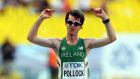 Ireland’s Paul Pollock has already proved he is capable of bettering the Olympic marathon qualification time of 2:17:00. Photograph: Ian McNicol: Inpho.