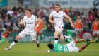 Craig Gilroy scored twice as Ulster routed Treviso on Friday night. Photograph: Inpho