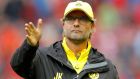 Jurgen Klopp is close to becoming Liverpool’s new manager with the 48-year-old expected on Merseyside on Thursday to finalise terms with the Anfield club. Photograph: PA