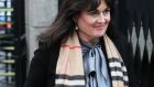Michelle Morrison, wife of singer Van Morrison, leaving the High Court in Dublin. Photograph: Collins Courts