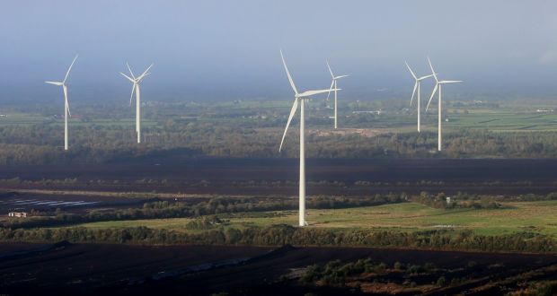 Denmark is now generating close to 40% of annual electricity needs from wind and on some days production reaches as high as 120% of needs. Photograph: PA 