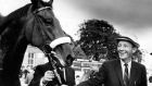 Mr Bing Crosby with his horse, Dominion Day, at the Curragh. Photograph: The Irish Times