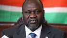 The African Union report  disputes there was a coup attempt in December 2013 by former vice president Riek Machar. Photograph: Tiksa Negeri/Reuters