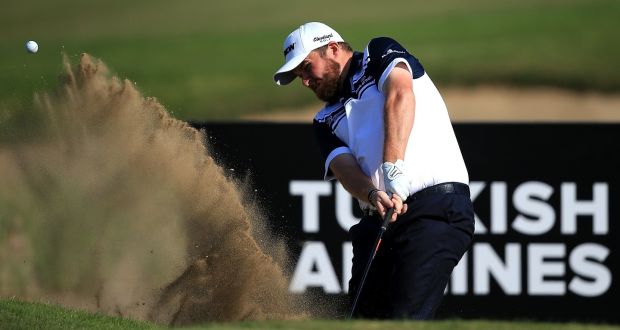 Shane Lowry: the Offaly man is seeking to improve on his fifth place in the Race to Dubai standings at the Turkish Airlines Open. Photograph:  Jan Kruger/Getty Images