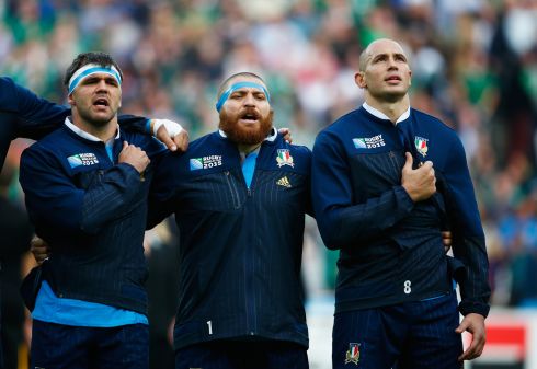 ITALY
Stuck in a time warp and put to shame by other new arrivals in tier one, namely Argentina. Looked disinterested and as Sergio Parisse-dependant as ever, judging by their one decent performance against Ireland. But still no outhalf and only Uruguay, USA and Georgia scored less fewer tries. 
Photograph: Mike Hewitt/Getty Images
