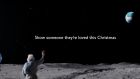  The full two-minute John Lewis ad features the whimsical story of a young girl named Lily as she strikes up a connection with an elderly man living alone on the moon. Photograph: PA