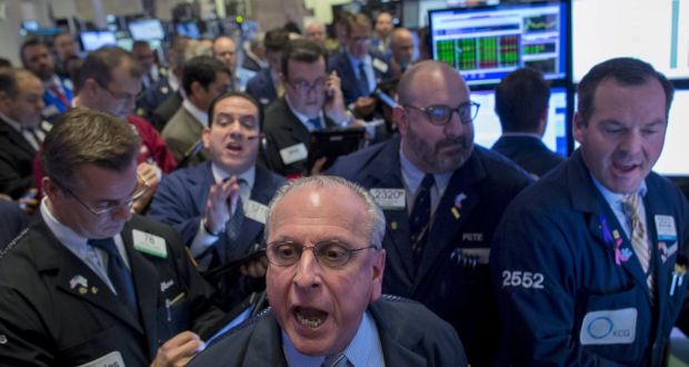 Traders on the floor of the New York Stock Exchange: even novice investors can grasp the simple logic underpinning the case for diversification. Photograph: REUTERS/Brendan McDermid 