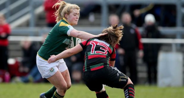 Railway Union hooker Cliodhna Moloney is one of six debuts handed out by Ireland women’s coach Tom Tierney for Saturday’s inaugural  November international against England at Twickenham Stoop. Photograph:  Ryan Byrne/Inpho