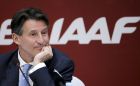 Sebastian Coe chairs a meeting of world athletics today to discuss suspending Russia over allegations of state sponsored doping of its athletes, a crisis that has put his leadership under the spotlight barely three months into the job. Photo: Jason Lee/Reuters