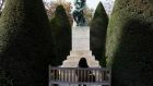 A visitor looks at the sculpture “Le Penseur” (The Thinker, 1903) by French sculptor Auguste Rodin (1840-1917) in the garden of the Musée Rodin in Paris, Photograph: Reuters/Philippe Wojazer