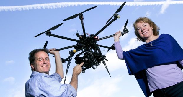 Steven Flynn and Susan Talbot of Skytango: “Our users will be anyone interested in aerial content.” 