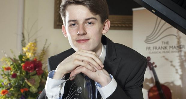 Eoin Fleming, winner of the Fr Frank Maher Classical Music Award. Fleming is a sixth-year student at St MacDara’s Community College, Templeogue, Dublin