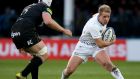 Luke Fitzgerald in action against Bath: “I’d say absolutely not; the last thing we need is a break. We need to throw ourselves into it at this stage.” Photograph: Dan Sheridan/Inpho