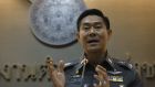 Thailand’s deputy police spokesman Songpol Wattanachai during a news conference in Bangkok. Police had not received warnings about Isis activity from any other foreign intelligence agency, he told reporters.  Photograph: Chaiwat Subprasom/Reuters