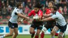 New Zealander Maa Nonu in action for Toulon against Agen at the weekend: what Toulon are doing, while amazing to watch, is concocted in Mourad Boudjellal’s office. Photograph: Bertrand langlois/AFP