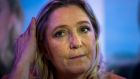 Marine le Pen:  beheading picture vanished from her Twitter account. Photograph: Philippe Huguen/AFP/Getty Images